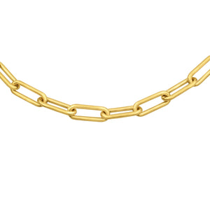 Gold Oval Chain 5.2mm 24"