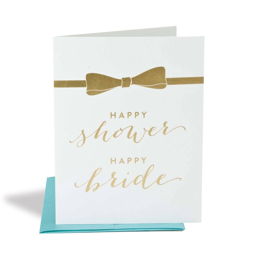 Happy Shower Happy Bride Wedding Card
