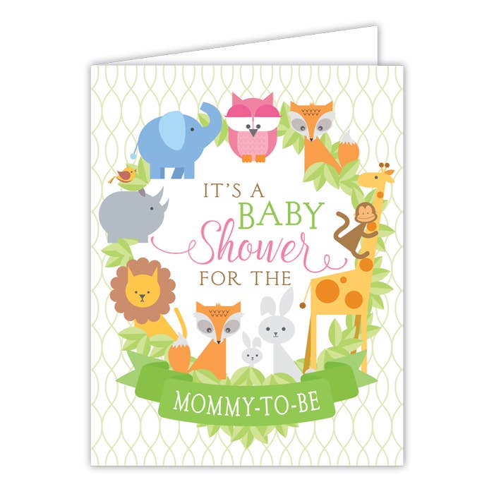 It's A Baby Shower Animal  Card