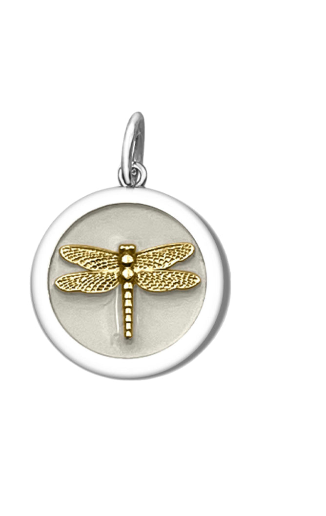 Dragonfly Gold Ivory Medium