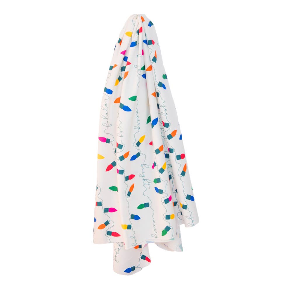 Holiday Lights swaddle