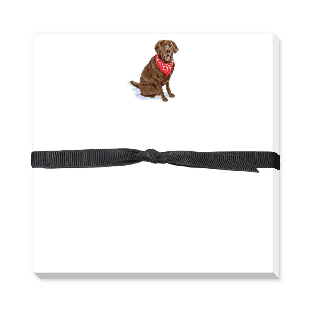 CHOCOLATE LAB DOODLE NOTEPAD