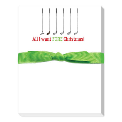 HOLIDAY GOLF MINI NOTEPADS