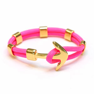 Southampton Bracelet - Neon Pink/Gold