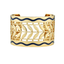Load image into Gallery viewer, Calla Cuff Navy
