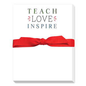 TEACH LOVE INSPIRE MINI NOTEPAD