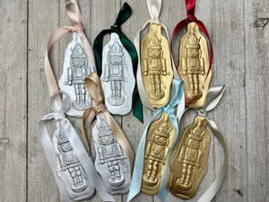 White/Silver Nutcracker Ornaments