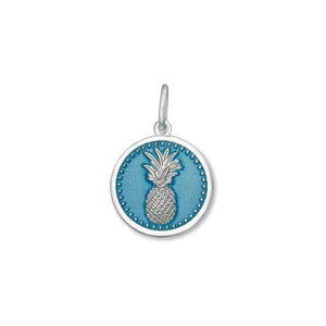 Pineapple Silver Light Blue Small