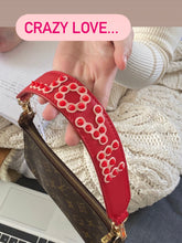 Load image into Gallery viewer, LOVE red clutch strap