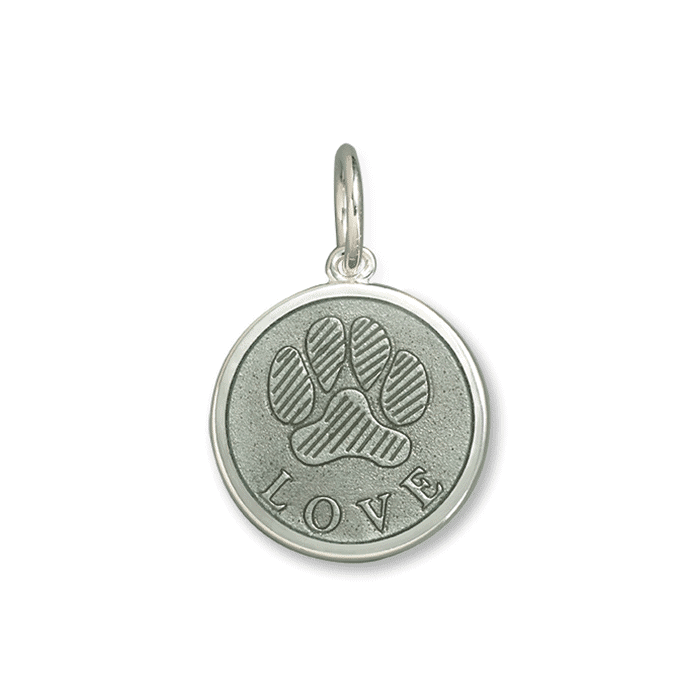 Paw Print Pewter Small