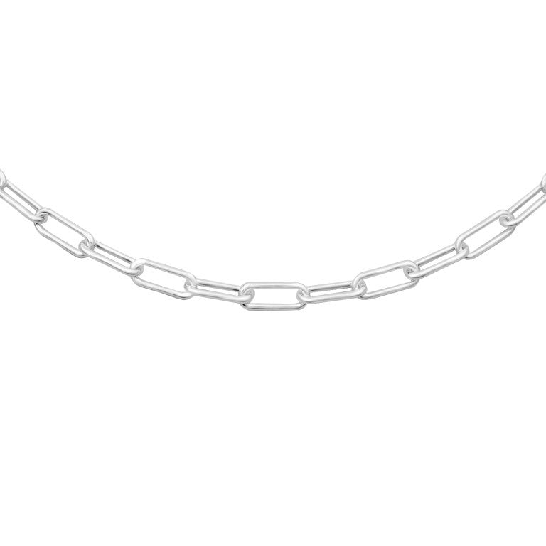 Oval Silver Chain 5.2mm 24