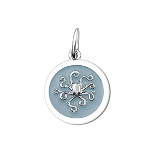 Octopus Silver Pale Blue Small